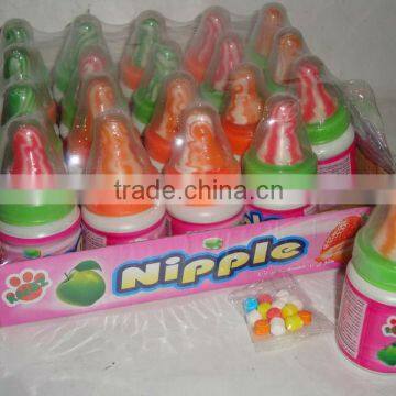 LTC-052 Nipple lollipop with pressed candy/nipple hard candy