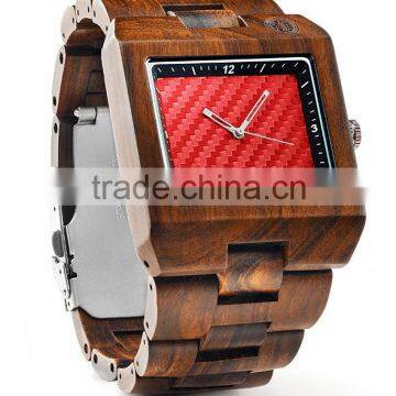 Custom Vogue Wood Watch 2016 Original Japan Quartz Wood Watch photo-3