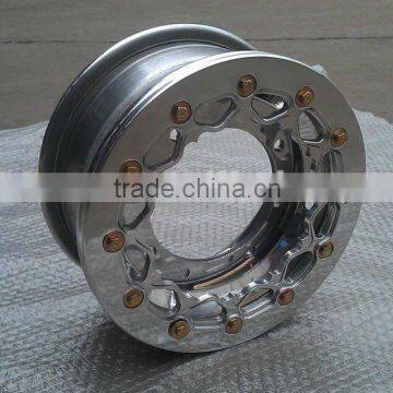 10 inch ATV Wheel with Beauty Beadlock Ring