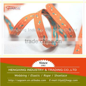 1'' Wonderful polyester woven jacquard ribbon