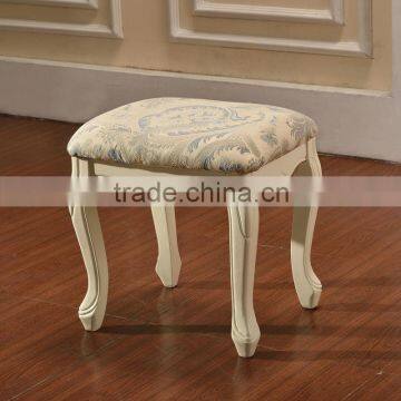 white-blue dressing room stool fashion stool