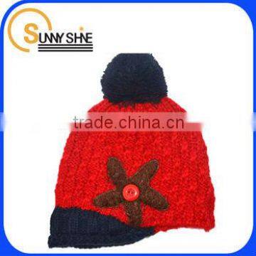 Sunny Shine 2014 fashion children christmas hat baby knitted hats