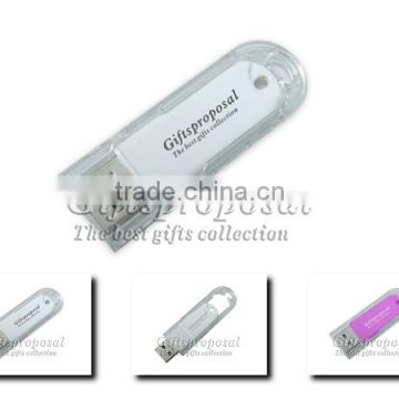 Plastic USB Flash Disk,integrated cap