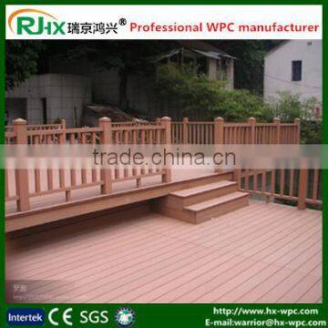 Various moulding size outdoor indoor wpc wood-plastic composites decking floor