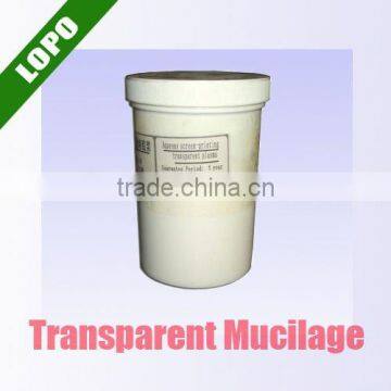 Transparent mucilage