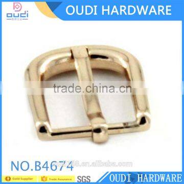 Custom Light Gold Metal Hardware Belt Accessories Pin Buckles