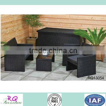 Garden Sofa Sets Steel Frame PE Rattan