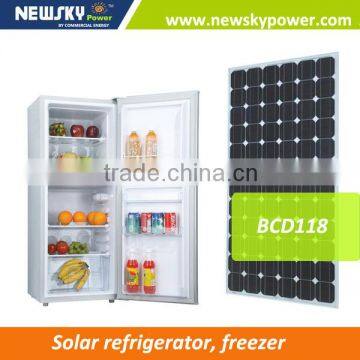 DC12v24v solar power system solar refrigerator commercial refrigerator