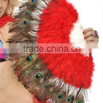 Dance costume peacock feather fan LZQYY00026