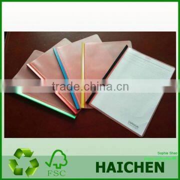 Lower price A4 PP L shape clear file folders