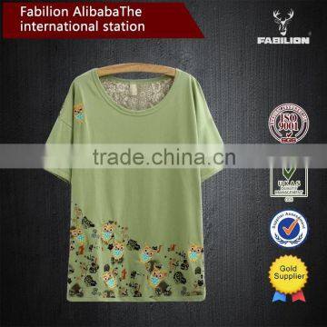 China New Product Fresh Designs Women 100 Cotton Fabric for T-shirt photo-2