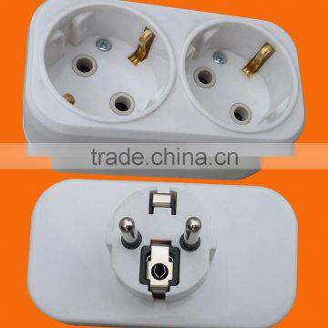 European Style 2 Round Pin AC Power Adaptor With Earth (P8035) photo-6