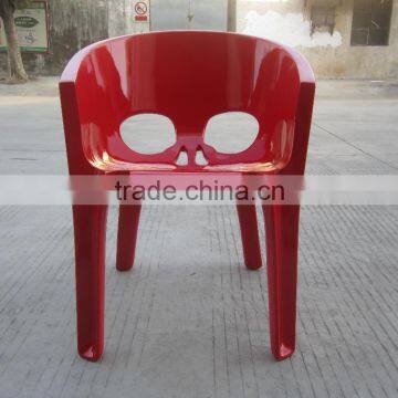 Halloween party fiberglass S.T.Q.T.V.M Chair/skull armchair