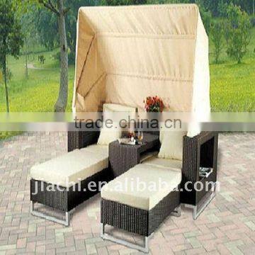 bed poly rattan furniture