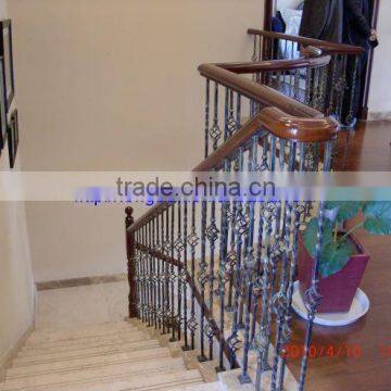 modern classical forged iron balustrade design