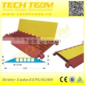 Very Popular PU 5-Channel Floor Cable Cross for Sale