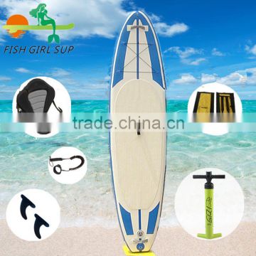 Graceful lines inflatable sup stand up paddle surf board