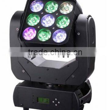 9Pcs x10W LED Matrix Moving Head Light