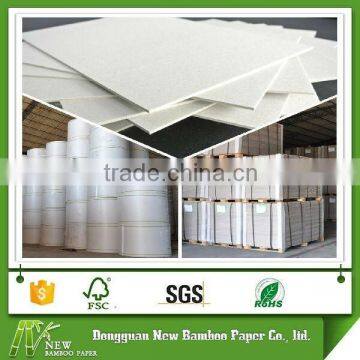 Trade assurance SGS stiff laminated paper 600g gray board