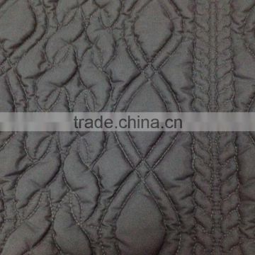 2015 Padded winter embroidery quilting jacket/garment fabric