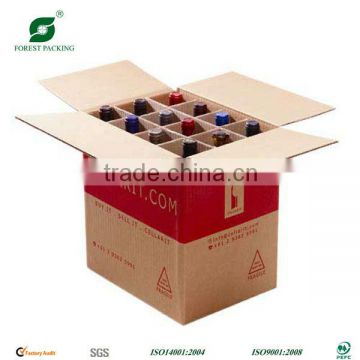 Wine Outer Carton with Dividers