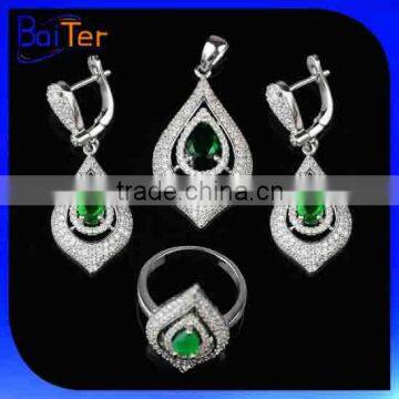 China Wholesale Fashion Crystal India Luxury Bridal Jewelry Set/Women's Cubic Zircon Necklace CZ 925 Sterling Silver Jewelry Set                        
                                                Quality Choice
                                   