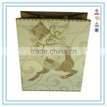 My alibaba custom creative bag gift Christmas deer paper bag christmas paper bag