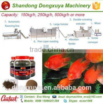 Automatic continuous floating fish food processing equipment