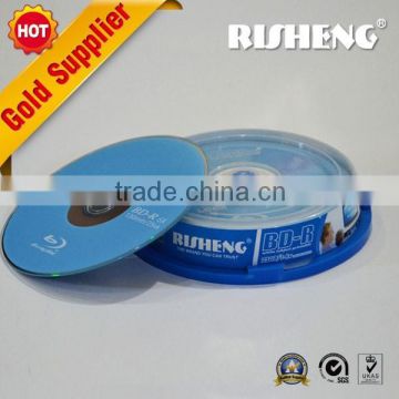 RISHENG blank bd-r 25 gb wholesale/ 25 gb bdr printable/25gb 4x blu ray cmc code white inkjet printable bdr