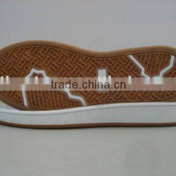 NEW HOT SALE WHITE ORANGE WOMEN/MEN TPR SHOE SOLE