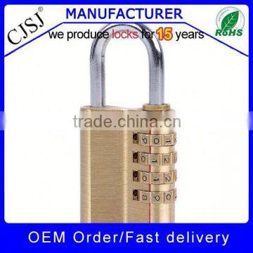 FACTORY SALE!! four digits brass pad lock whloesale