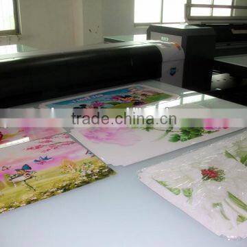 quality guarantee! digital organic glass uv curable flatbed printer with CISS system