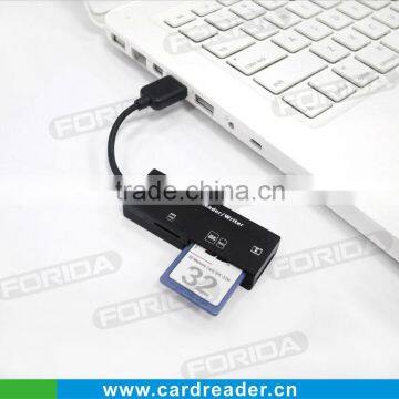 Sim & Pocket Size 4 slot Multi usb smart card reader