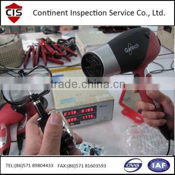 Hairdryer inspection