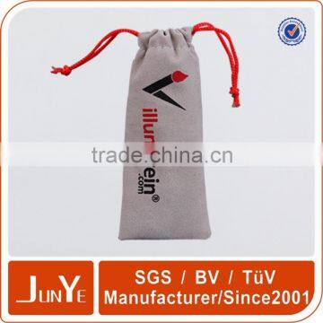 Print Company Logo Website Velvet Jewellery Bag With Charms photo-5