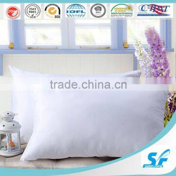 Soft White Duck Down and Duck Feather Pillow