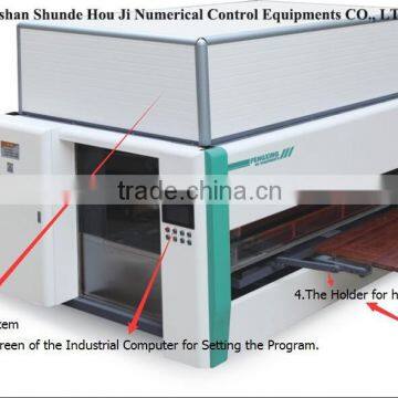 Making Wood Doors Furniture, Cheap Automatic CNC Spray Machine