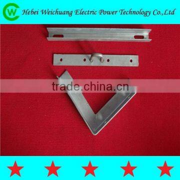 Galvanized C type steel cross arm/U channel cross arm/hot dip galvanized steel channel