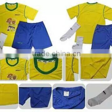 Cheap soccer uniform custom soccer jersey set for kids in stock