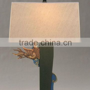 Resin unique desk lamp/table light of decoration with UL