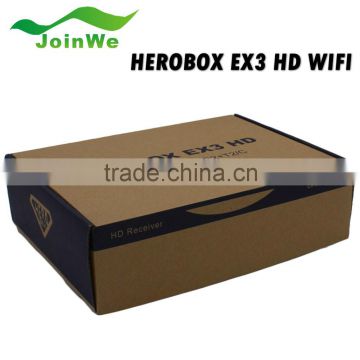 Ex3 Hd Satellite Receiver With Wifi Dvb-s2+dvb-t2+dvb-c Tuner 752mhz Mips Processor 256mb Flash512mb Ddr3 Support Wifi Ex3 Combo