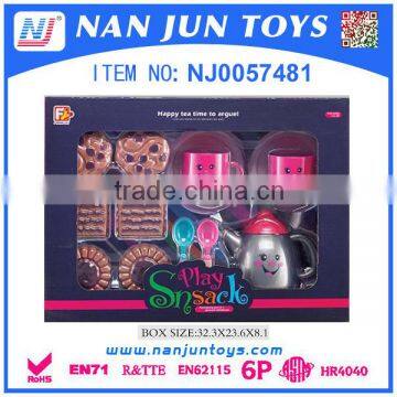 Children favourite plastic tea set toy kitchen toy