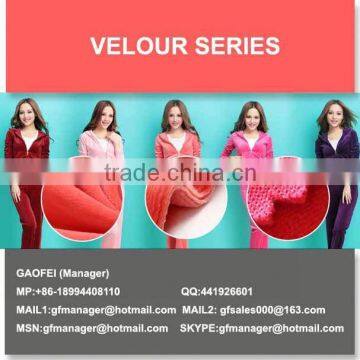 girls velour set