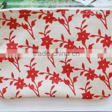 New Fashion Printed Canvas Bag Zipper Coin Change Purse photo-2