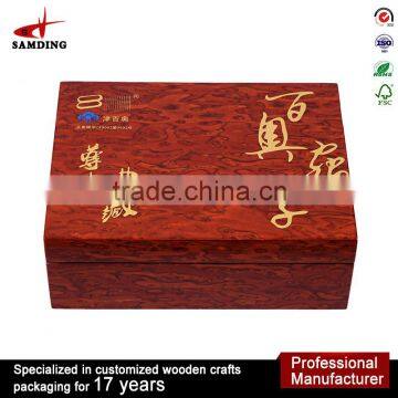 High Quality Wooden Box for Health Care Product Food Packaging Box photo-2