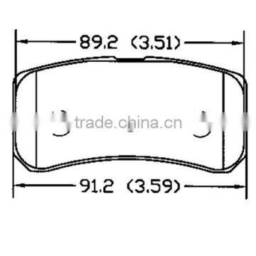 D868 MN102628 for CHRYSLER DODGE MITSUBISHI JEEP CITROEN PEUGEOT rear brake pads cost