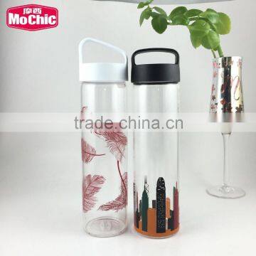 Printed Mochic 350ML Wholesale Mineral Voss Glass Water Bottle Manufacturing