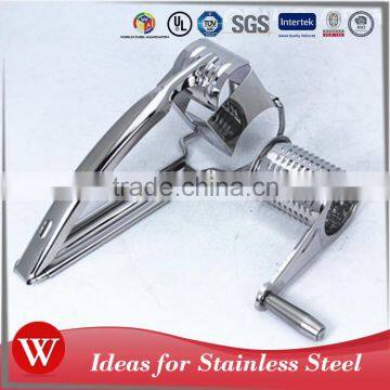 Hot Sale Stainless Steel Kitchen Rotary Grater Multi-functional Round Cheese Grater photo-5