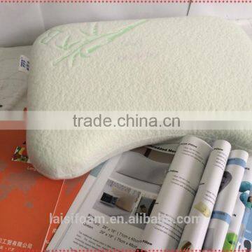 100% polyester memory foam pillow for moulded visco elastic memory foam pillow LS-P-033-B wholesales foam pillow