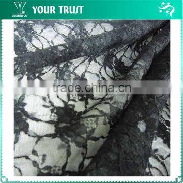 Cheap Overwhelming White Mesh Lace 100% Nylon Fabric photo-5